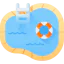 Swimming pool icon 64x64