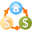 Money flow icon 64x64