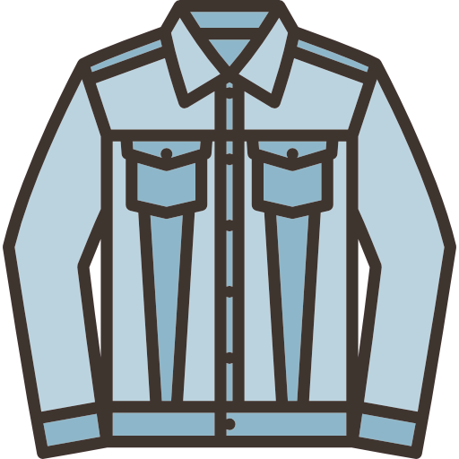 Denim jacket icon