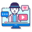 Youtuber icon 64x64
