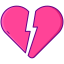Broken heart icon 64x64