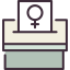 Woman suffrage icon 64x64