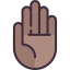Stop violence icon 64x64