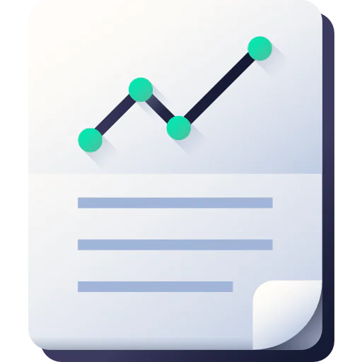 Line chart icon