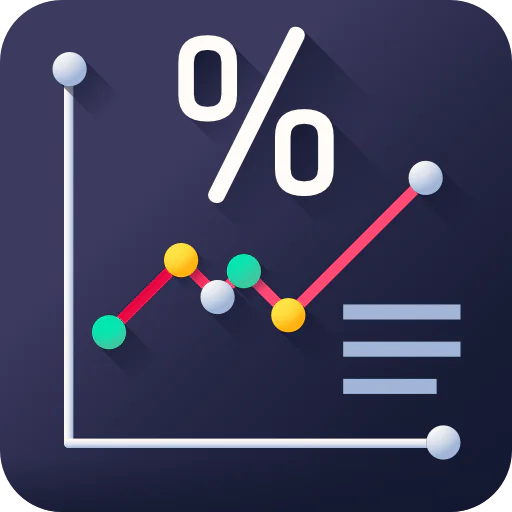 Line chart icon