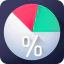 Pie chart icon 64x64