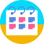 Desk calendar Ikona 64x64
