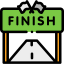 Finish line icon 64x64