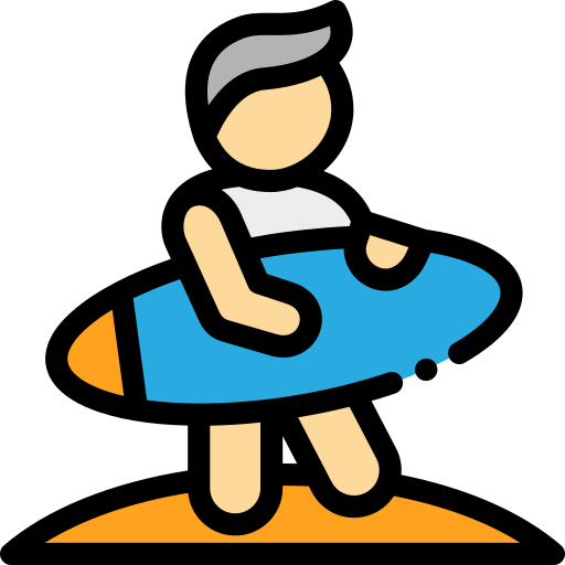Surfing icon