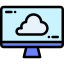 Cloud computing icon 64x64
