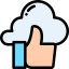 Cloud computing icon 64x64