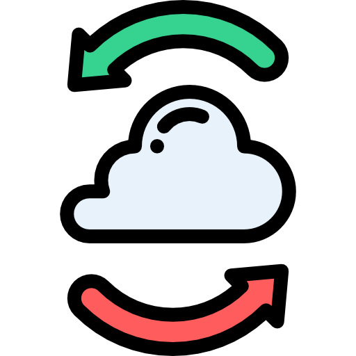 Cloud computing icon