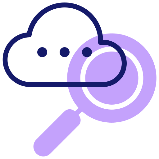 Cloud storage icon