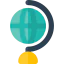 Earth globe icon 64x64