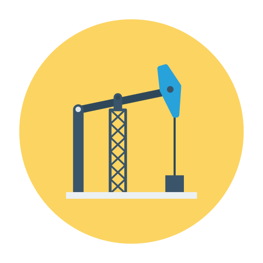 Oil mining icon