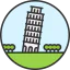 Leaning tower of pisa icon 64x64
