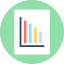 Bar chart icon 64x64