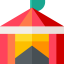 Цирковая палатка иконка 64x64