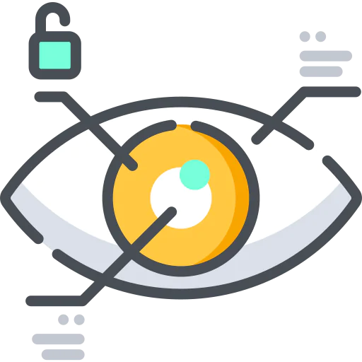 Eye recognition icon