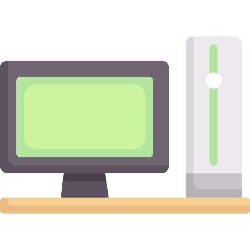 Desktop computer icon