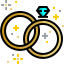 Wedding rings icon 64x64