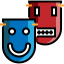 Carnival masks Symbol 64x64