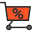 Shopping cart biểu tượng 64x64