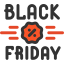 Black friday icon 64x64