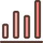 Bar chart icon 64x64
