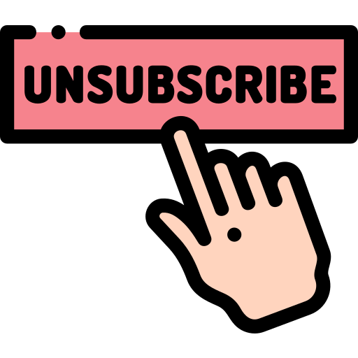 Unsubscribe icon