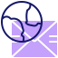 Worldwide shipping icon 64x64
