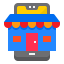 Online shop icon 64x64