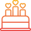 Wedding cake icon 64x64
