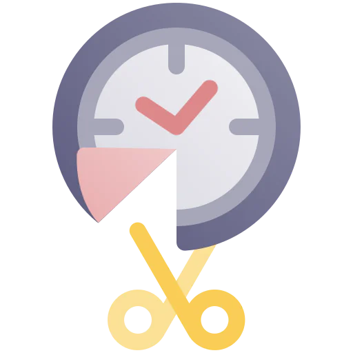 Cut time icon