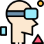 Virtual reality glasses Symbol 64x64