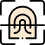Fingerprint scan icon 64x64