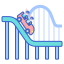 Roller coaster icon 64x64