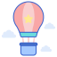 Hot air balloon icon 64x64