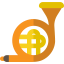 French horn icon 64x64