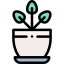 Plant pot icon 64x64