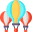 Hot air balloon icon 64x64