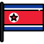 North korea icon 64x64
