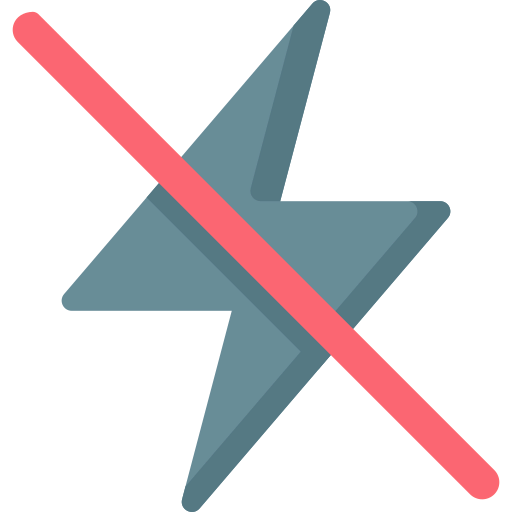 Flash off icon