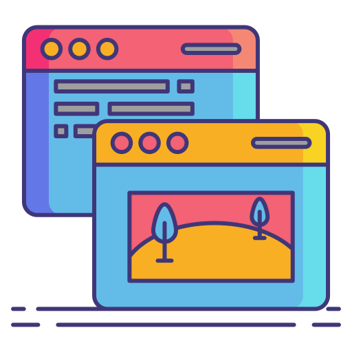 Web programming icon