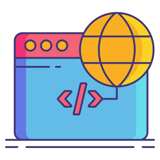 Web coding icône