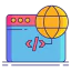 Web coding アイコン 64x64