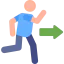 Emergency exit Symbol 64x64