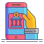 Mobile banking icon 64x64