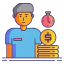 Money deposit icon 64x64