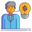 Financial consultant icon 64x64